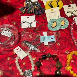 Ella Women's Accessory Collection - Silver, Blue, Yellow